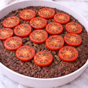 kofta met tahini saus uit de oven